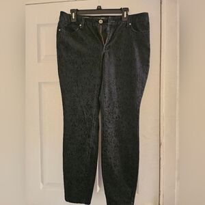 Nine West Jeans Pants Women's Ladies Black Cigarette Fit Skinny Size 10/30‎